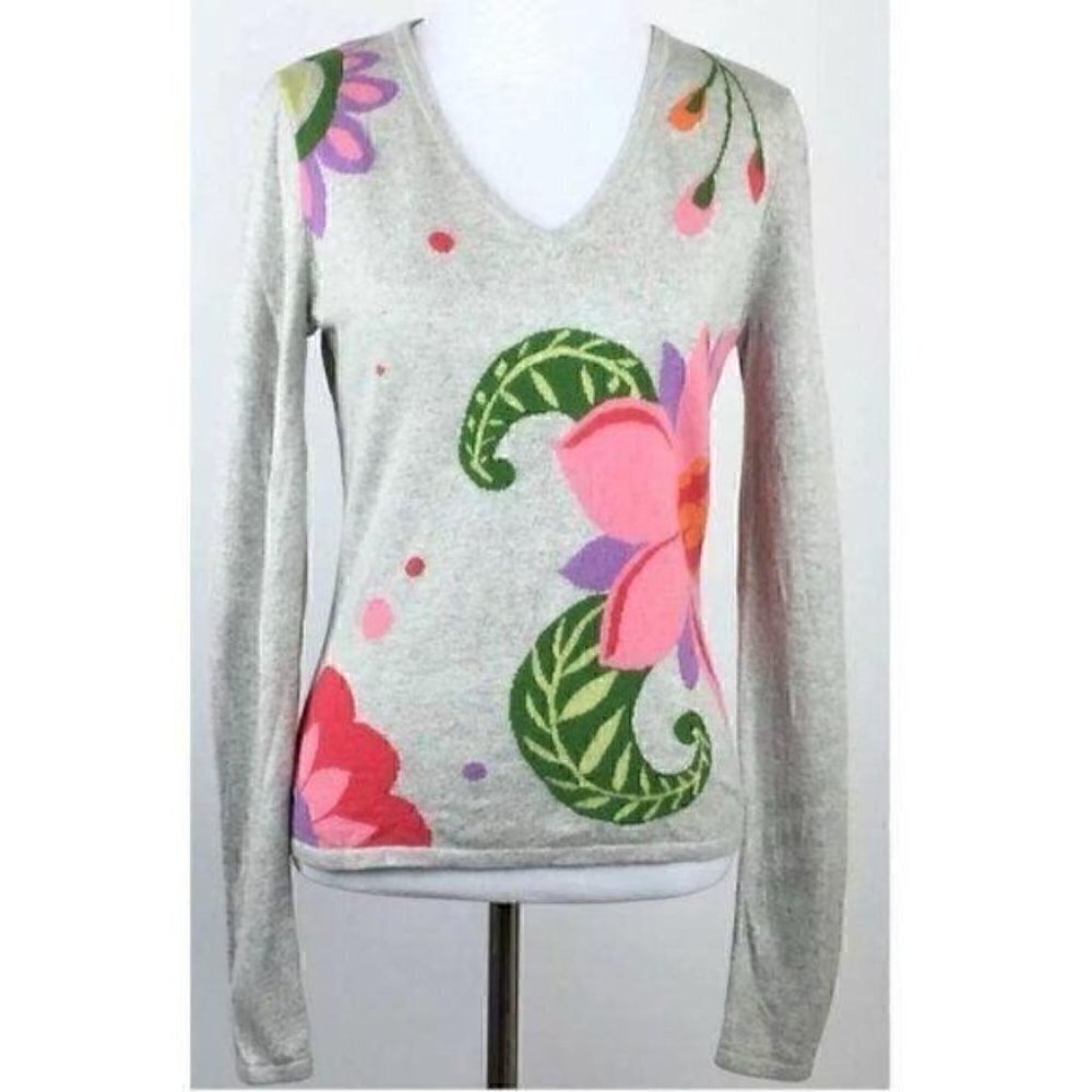 ECI New york Sweater 74% Silk 13% Cashmere wool